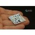 1/72 Junkers Ju 87 D/G Interior Detail Parts for Academy/Special Hobby kits