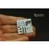 1/72 Me 410 Interior Parts (3D decal) for Italeri kits