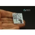 1/72 Me 410 Interior Parts (3D decal) for Italeri kits