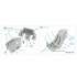 1/72 F-35A Interior Parts (3D decal) for Italeri/Zvezda kits