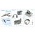 1/72 He 111 P/H Interior 3D Decal for Hasegawa kits