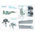 1/72 F-15D/F-15DJ Eagle Interior Details on 3D Decal (Fine Molds)