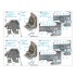 1/72 P-51B/P-51C Mustang Interior Details on 3D Decal (Arma Hobby)
