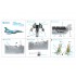 1/72 Mirage 2000C Interior Details on 3D Decal (Dream Model)
