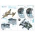 1/72 DH Mosquito FB Mk.VI/NF Mk.II Interior Details on 3D Decal (Tamiya)
