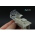 1/32 F-15C PAD-upgraded Interior 3D Decal with 3D-printed Resin for Tamiya Small version