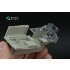 1/32 F-15C PAD-upgraded Interior 3D Decal with 3D-printed Resin for Tamiya Small version