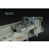 1/32 F-15C PAD-upgraded Interior 3D Decal with 3D-printed Resin for Tamiya Small version