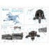 1/48 F-4G Phantom II late Interior Parts (3D decal) Small version for Meng kits