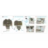 1/48 F-82G Twin Mustang Interior on Decal Paper for Modelsvit kits (small)
