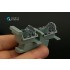 1/48 F-15E Coloured Interior Detail Parts for Academy kits #Small