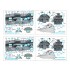 1/48 F-14D Super Tomcat Interior Details on 3D Decal (GWH) #Small Version