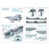 1/48 F-16I SUFA Interior Details on 3D Decal (GWH) #Small Version