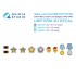 1/10 Soviet Navy Orders And Badges 1942-1945 3D Decal
