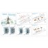 1/72 Su-25 Frogfoot Dorsal Avionics Bays for Zvezda