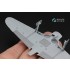 1/72 WWII La-5 Exterior Detail Set Part 3 with Resin Parts for Zvezda Kit