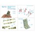1/32 WWII Luftwaffe Fighter Seatbelts (with metal buckles)