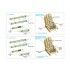 1/48 WWII German Fighter Seatbelts with Metal Buckles