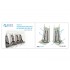 1/35 H-60 Family folding seats for Academy kits (2pcs)