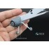 1/48 Su-31 Landing Gear & Wheels w/PE & Fiberglass Parts by Quinta