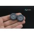 1/35 Dodge WC Family Tyre set for Zvezda kits