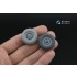 1/35 Dodge WC Family Tyre set for Zvezda kits