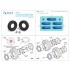 1/35 Dodge WC Family Tyre set for Zvezda kits