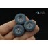 1/35 UAZ-469 Off-Road Tyre Set for Zvezda Kit