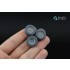 1/43 UAZ-469 Family Tyre set for Zvezda kits