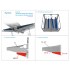 1/48 Yak-7B Landing Flaps with Bays (Zvezda)