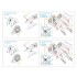 1/48 Su-30SM Engine Intake Covers & Wheel Chocks (Zvezda)