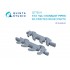 1/72 Yak-1 Exhaust Pipes for Zvezda kits