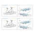 1/72 Su-25 Early BD3-25 Ejector Racks (8pcs) for Zvezda