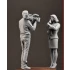 1/48 Modern Cameraman and Female Reporter (2 figures)