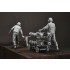 1/35 USN Aviation Ordnanceman Set with AGM-114 (4pcs) and Missile Cart