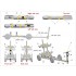 1/35 USN Aviation Ordnanceman Set with AGM-114 (4pcs) and Missile Cart