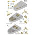 1/350 IJN Depth Charges Frames (1 PE fret, 5 resin parts]