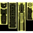 1/350 IJN Tama 1944 Deck (Pressing fixture of linoleum) Upgrade Set for Aoshima #044223