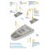 1/700 Flagpole & Deck Canopy Bracket