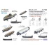 1/700 IJN Heavy Cruiser Boats set #1 (11pcs for 1 cruiser)