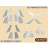 1/48 F-4 E/CJ/EJ Phantom II Spine, Hydraulics for Hasegawa kit