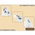 1/48 F-4 E/CJ/EJ Phantom II Spine, Hydraulics for Hasegawa kit