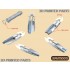 1/48 F-18 Turbo Jet Engine F414-GE-400 for Hasegawa kit