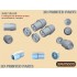 1/48 F-18 Engine Fan, Nozzle (2 Sets) for Hasegawa kit