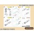 1/48 F-18 Turbo Jet Engine F414-GE-400 with Trailer for Hasegawa kit