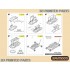 1/48 F-18 Turbo Jet Engine F414-GE-400 with Trailer for Hasegawa kit