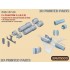 1/48 F-4 PHANTOM II Engine Fan, Nozzle, Air Intake Covers for ZOUKEI-MURA kit