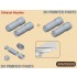 1/48 F-4 PHANTOM II Engine Fan, Nozzle, Air Intake Covers for ZOUKEI-MURA kit