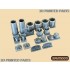 1/48 F-4 PHANTOM II Engine Fan, Nozzle, Air Intake Covers for ZOUKEI-MURA kit