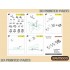 1/48 F-4 PHANTOM II Engine Fan, Nozzle, Air Intake Covers for ZOUKEI-MURA kit
